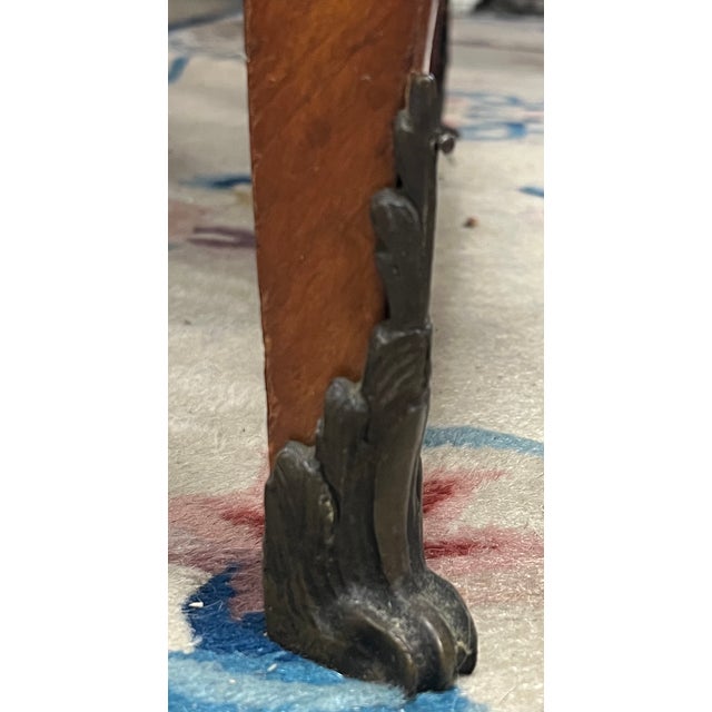 Wood Turn of the Century French Inlaid Highboy Dresser For Sale - Image 7 of 11