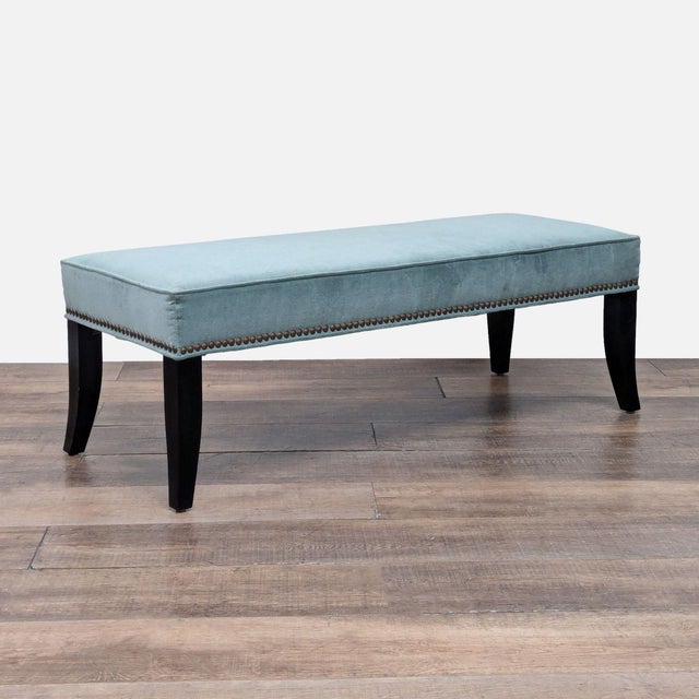 Modern Crate & Barrel Colette Bench For Sale - Image 3 of 6