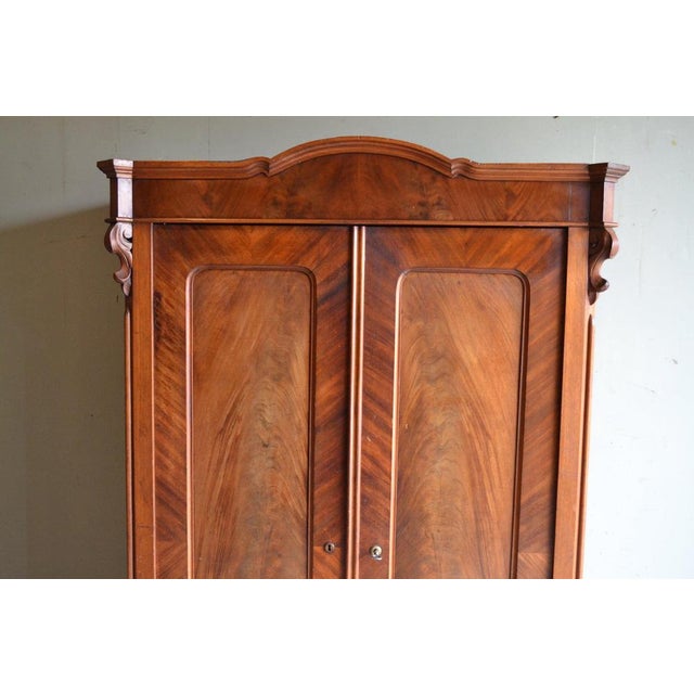 Art Deco Walnut Girls Cupboard For Sale - Image 5 of 9