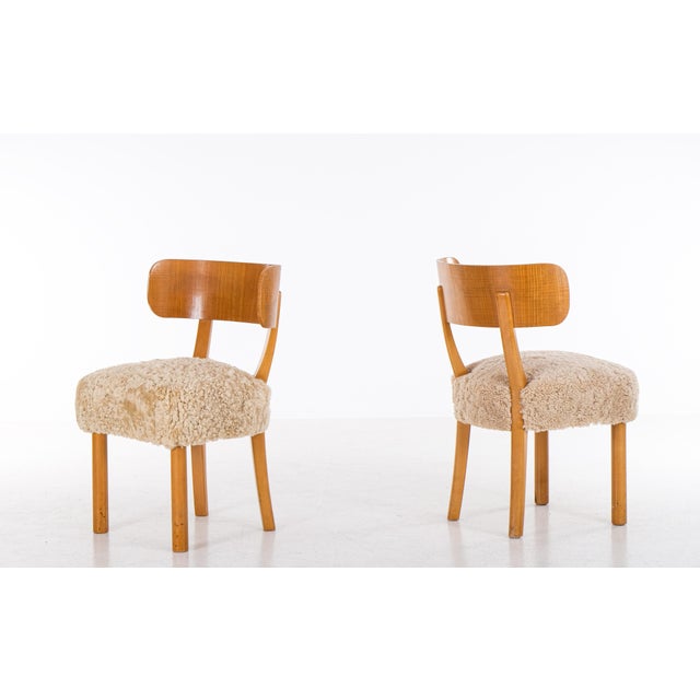 Nordiska Kompaniet Set of Birka Chairs attributed to Nordic Company by Axel-Einar Hjorth for Nordiska Kompaniet, 1930s For Sale - Image 4 of 16