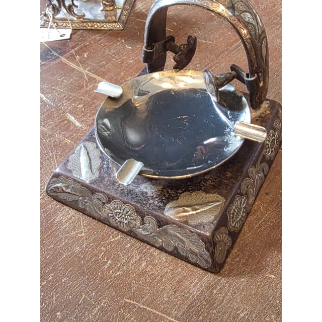 Mexican Cowboy Western Style Spur Ashtray For Sale - Image 3 of 10