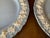 Wedgwood Queen’s ware “lavender & cream” embossed pair of 10” dinner plates