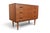 Wood Mid 20th Century Three Drawer Vodder Style Chest in Teak With Finished Back For Sale - Image 7 of 8