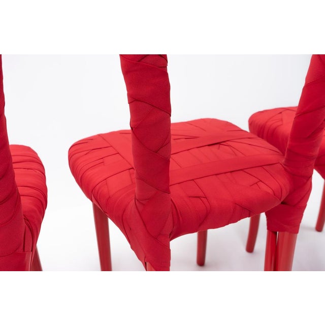 Mummy Chairs by Peter Traag, 2007, Set of 6 For Sale - Image 11 of 17