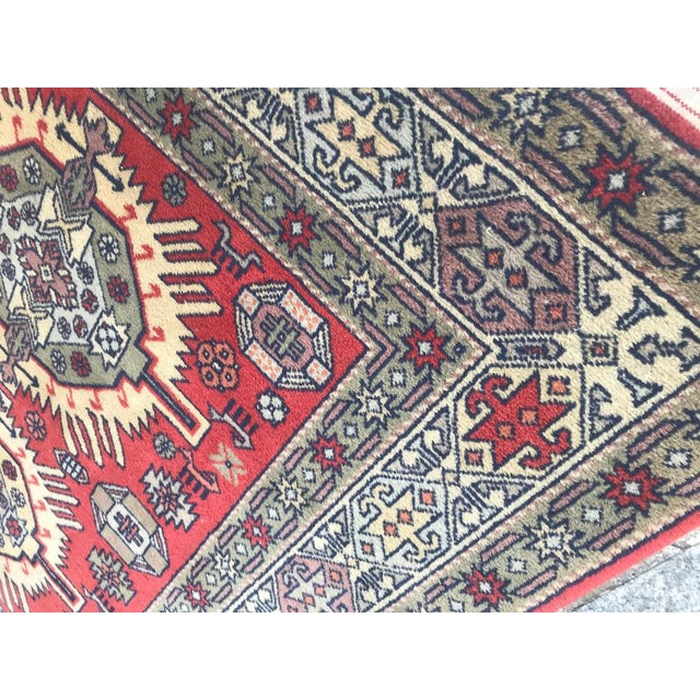 Vintage Fine Caucasian Shirvan Rug For Sale - Image 9 of 13