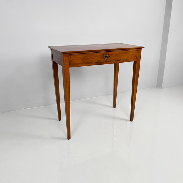 Italian Rectangular Wooden Desk with Drawer, 1750s For Sale - Image 6 of 18