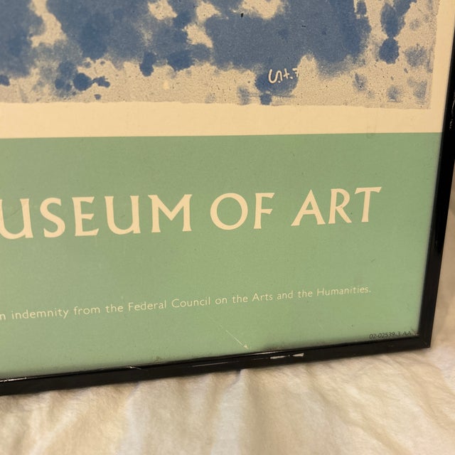 Abstract David Hockney Original 1988 Exhibition Poster “Day Pool With Three Blues” For Sale - Image 3 of 9