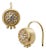 Muse 18K Gold Diamond Hook Earrings, A Pair For Sale