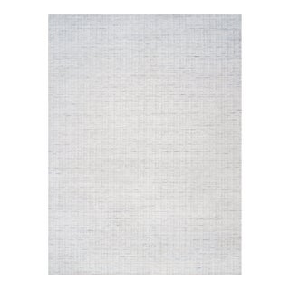 Pasargad Home Slate Ivory Area Rug, 6' 0'' X 9' 0'' For Sale