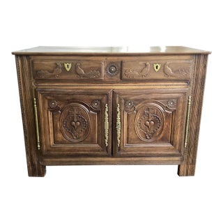 French Antique Chestnut Sideboard/Buffet For Sale