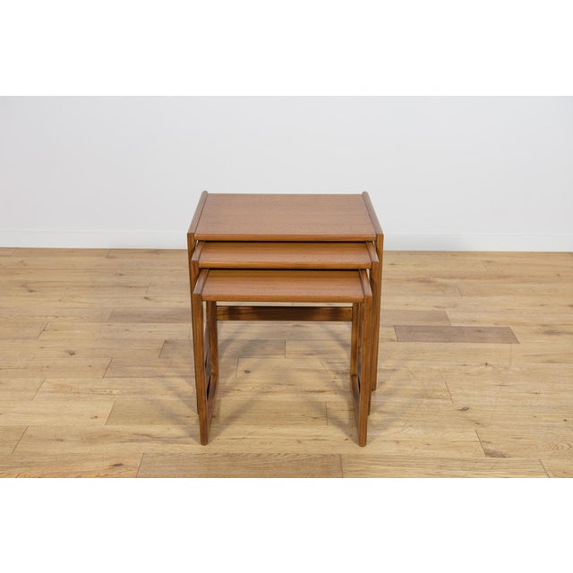 Mid-Century Teak Nesting Tables by R. Benett for G-Plan, United Kingdom, 1970s, Set of 3 For Sale - Image 18 of 18