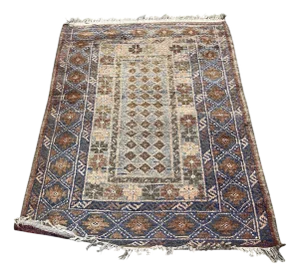 Handmade Wool Afghan Rug