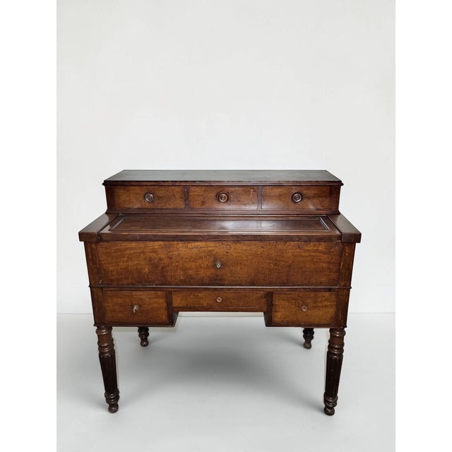 Louis Philippe Stepped Desk, 1890s For Sale - Image 3 of 12