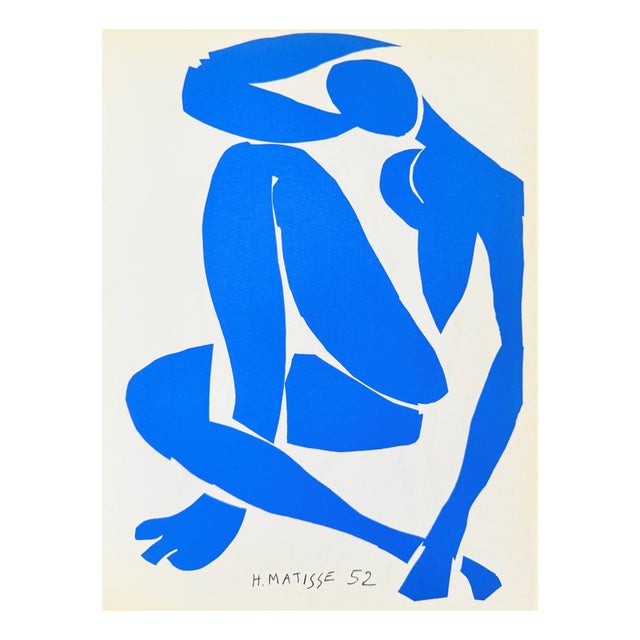 Henri Matisse, Femme Bleue, 1958, Lithograph For Sale