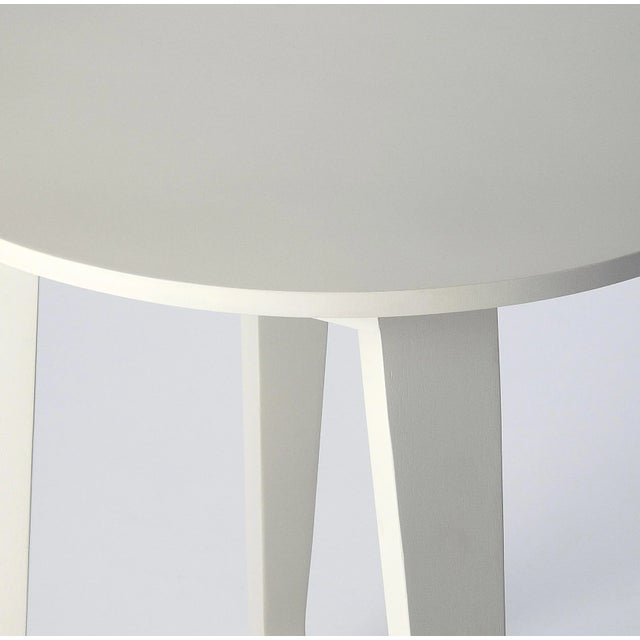 Spritely Home Accent Furniture Devin Accent Table, White For Sale - Image 4 of 5