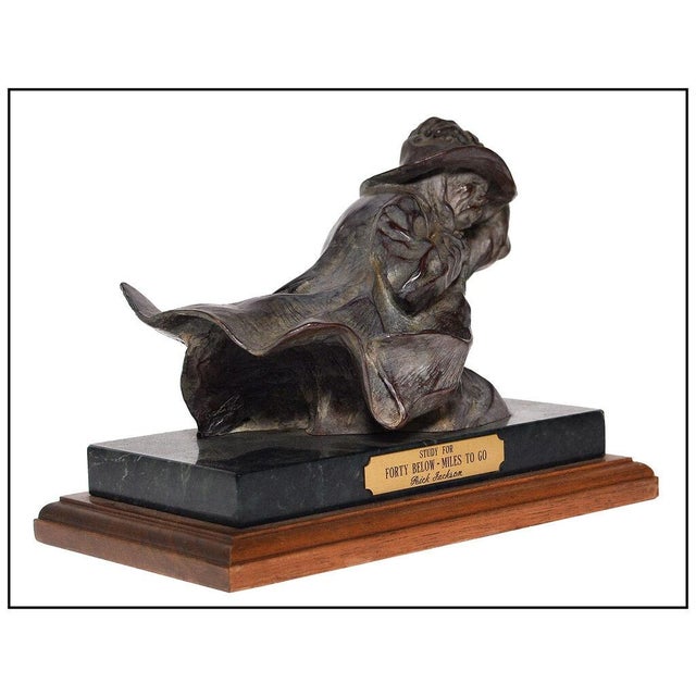 The artwork here, "Study For Forty Below - Miles To Go", is a wonderful depiction of a man walking in a strong wind, that...