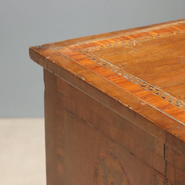 Antique Neoclassical Walnut Writing Desk, 1800s For Sale - Image 5 of 10