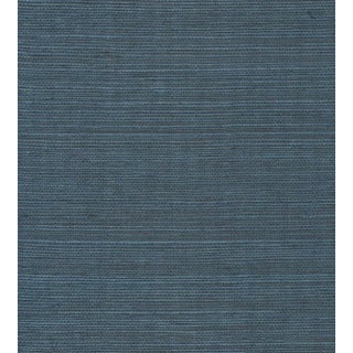 The House of Scalamandre Organic Sisal Wallcovering, Peacock For Sale