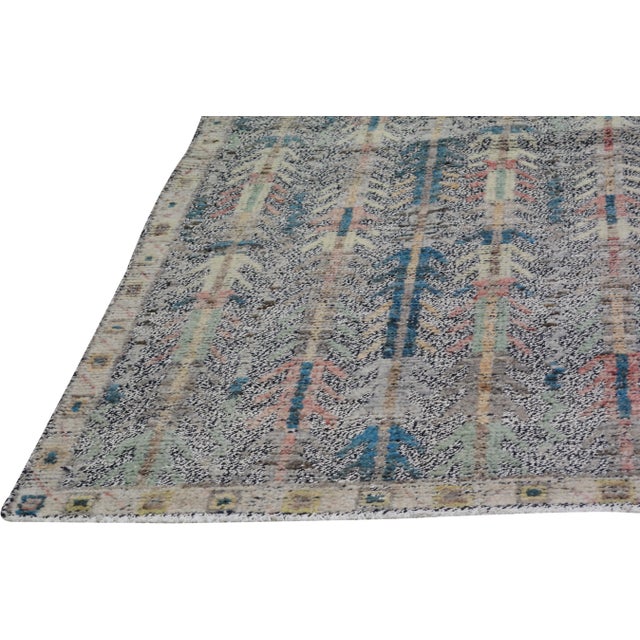 2010s Moroccan Hand Knotted Wool Rug, 5'10"x8' For Sale - Image 5 of 6