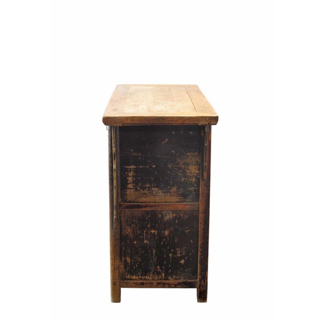 17th Century 17th Century Elm Cabinet For Sale - Image 5 of 14