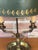 Antique French Bouilette Brass Metal Shade Table Lamp, 1930s For Sale - Image 3 of 14