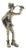 Vintage Italian Handmade 800 Silver Pinocchio Going to School Figurine, Arezzo, 1980s For Sale