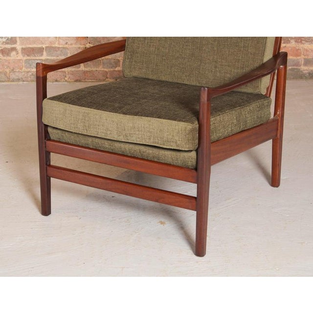 Green Mid-Century Afromosia Lounge Chairs from Cintique, 1960s, Set of 2 For Sale - Image 8 of 12
