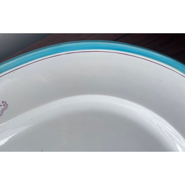 Late 20th Century Antique Wedgwood 20" Turkey Platter-Thomas Goode, London For Sale - Image 5 of 10