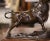French 19th Century French Patinated Bronze Bull Sculpture Signed Georges Gardet For Sale - Image 3 of 12