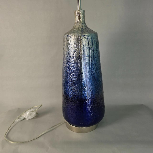 John Richard Ombré Enameled Large Table Lamp For Sale In Miami - Image 6 of 9
