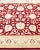 Solo Rugs Mogul, One-of-a-Kind Hand-Knotted Area Rug - Red, 4' 2" x 5' 10" For Sale - Image 4 of 8