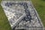 Antique 1844 Jacquard Hand-Loomed Blue Cream Cotton Wool Textile Coverlet For Sale - Image 11 of 13