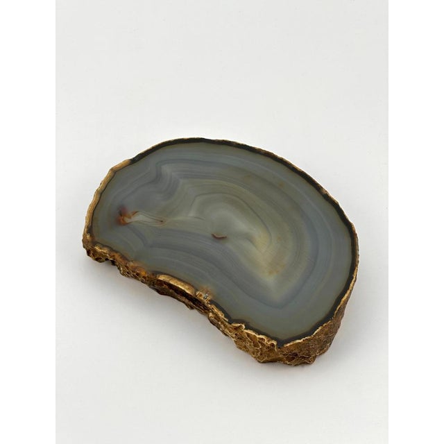 1960s Vintage Italian Blue Chalcedony Agate Bowl, 1960s For Sale - Image 5 of 10