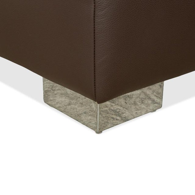 Brown Courage Leather Corner Sofa from Ewald Schillig For Sale - Image 8 of 16