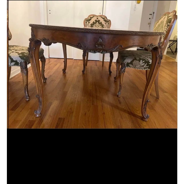 Vintage Dining Set - Includes 4 Chairs For Sale - Image 4 of 7