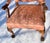 Antique Carved Walnut Armchairs Chippendale Italian Style With Claw Feet Pair For Sale - Image 4 of 11