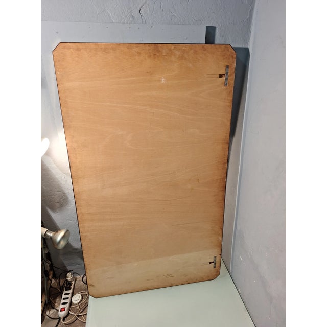 Metal Large Mirror in Brass, 1960s For Sale - Image 7 of 8