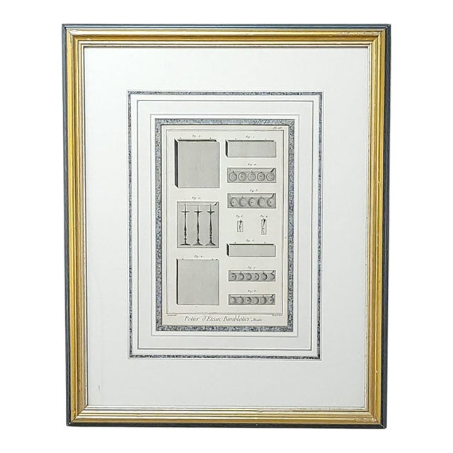 Engraved Illustration From Napoleon's Survey of Egypt, France, Circa 1800 For Sale