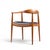 Mid-Century Modern Hans Wegner for Johannes Hansen Mid Century Danish Teak the Chair For Sale - Image 3 of 10