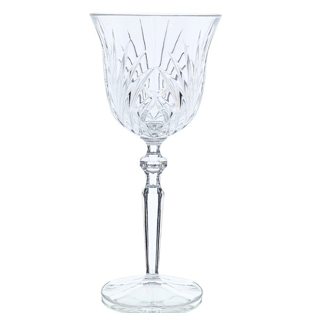 Early 21st Century Gorham Rosewood Crystal Water Goblets, Set of Five, c.1999–2006 For Sale - Image 5 of 10