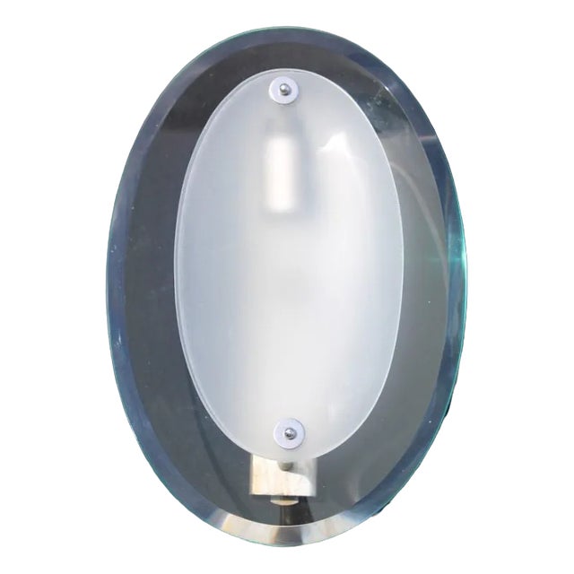 Glass Wall Light from Fontana Arte, 1950s For Sale