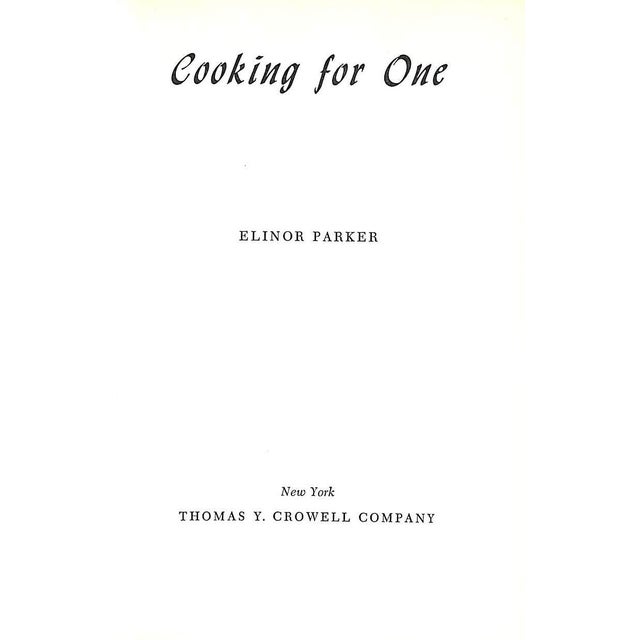 Traditional "Cooking for One" 1949 Parker, Elinor For Sale - Image 3 of 9