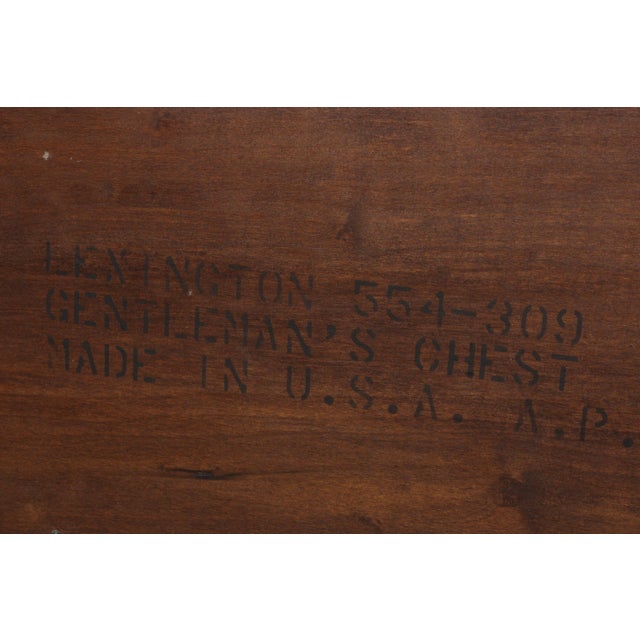 Lexington Mahogany 18 Drawer Chest For Sale - Image 16 of 16