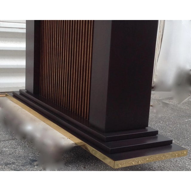 Wood C. 1970's-80's Trouvailles Art Deco Step Tiered Console For Sale - Image 7 of 10
