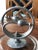 1930s Art Deco Cheese Tray Glass & Aluminum For Sale - Image 9 of 9