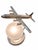 Vintage Eichholtz Airplane Lamp, 1990s For Sale - Image 11 of 11