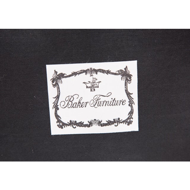 Baker Furniture Tufted Velvet Slipper Chair For Sale In Seattle - Image 6 of 6