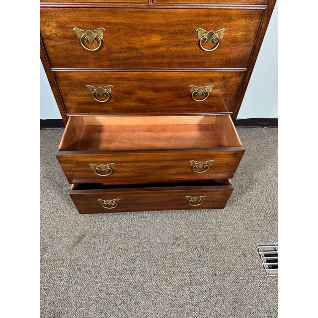 Late 20th Century Henredon Asian Chinoiserie Style Chest of Drawers For Sale - Image 12 of 12