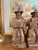 Vintage Hand-Carved Wood Folk Art Musician Figurines, Set of 4 Seated Players For Sale - Image 10 of 11