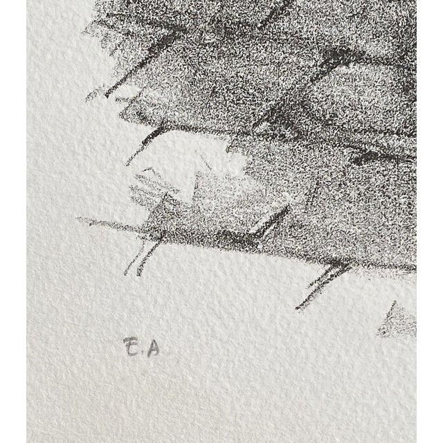 Léonard Tsuguharu Foujita, Young Girl with Bread, Original Lithograph For Sale - Image 8 of 10